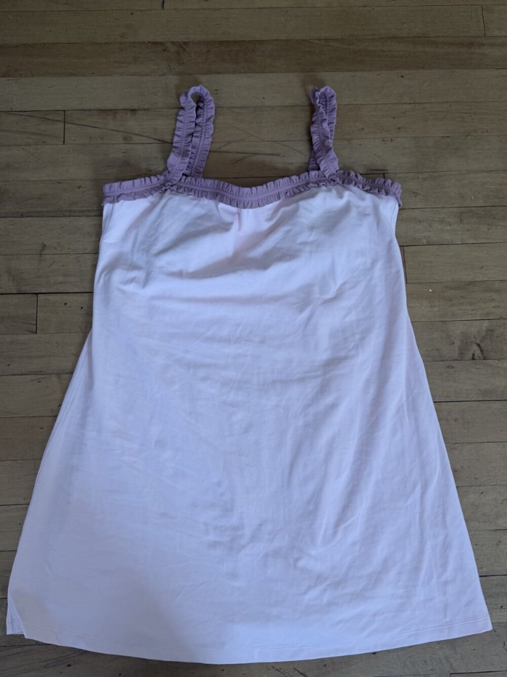 NWT YPB Abercrombie studioFLEX Ruffle Strap Mini Dress Pink XL